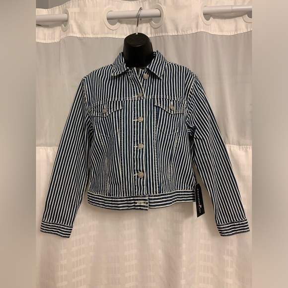 SOLD - Striped jeans jacket - Picture 4 of 6